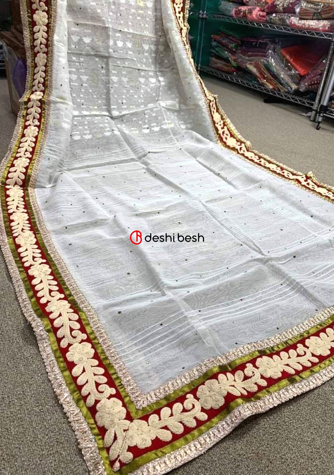 Exclusive Traditional Handloom Jamdani Saree - db20273