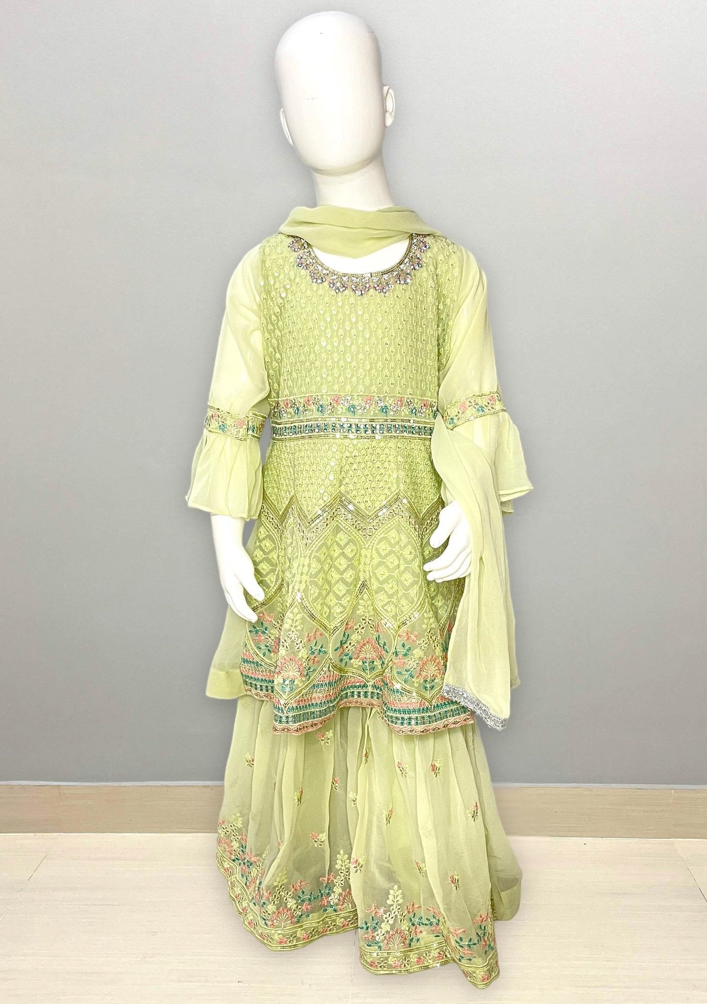Girl's Gorgeous Georgette Sharara Suit - db21698