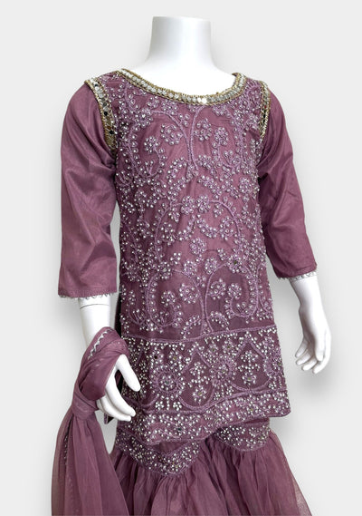 Girl’s Gorgeous Party Wear Sharara Suit - db21893