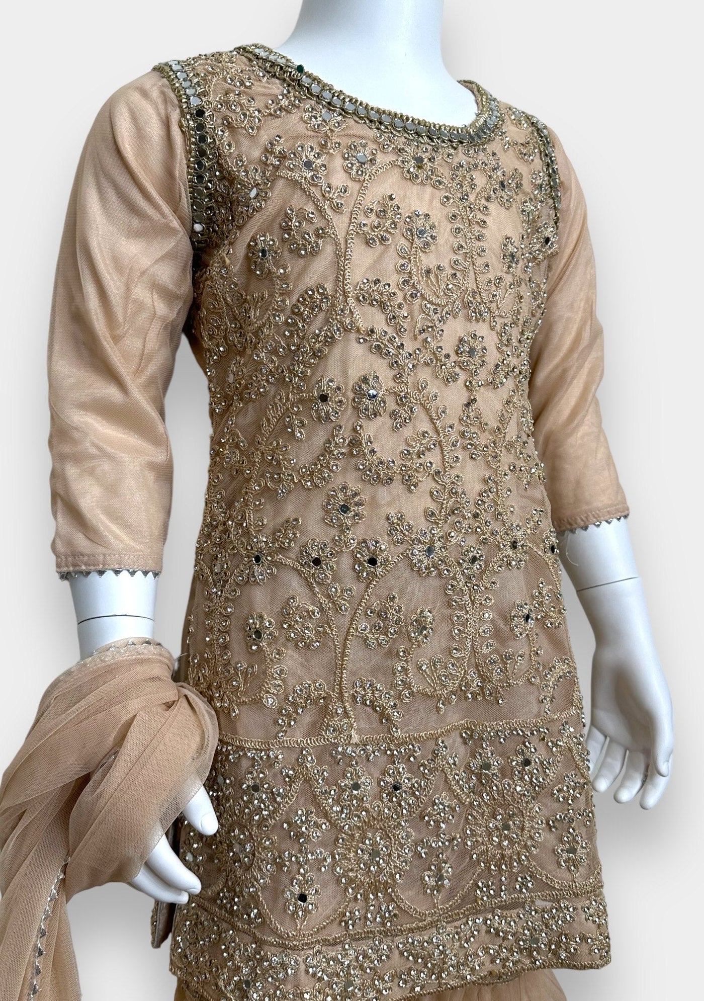 Girl’s Gorgeous Party Wear Sharara Suit - db21894