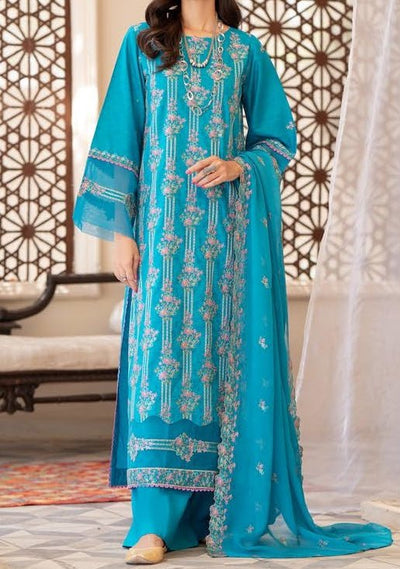 Gulljee Bella Ready Made Embroidered Lawn Dress - db25641
