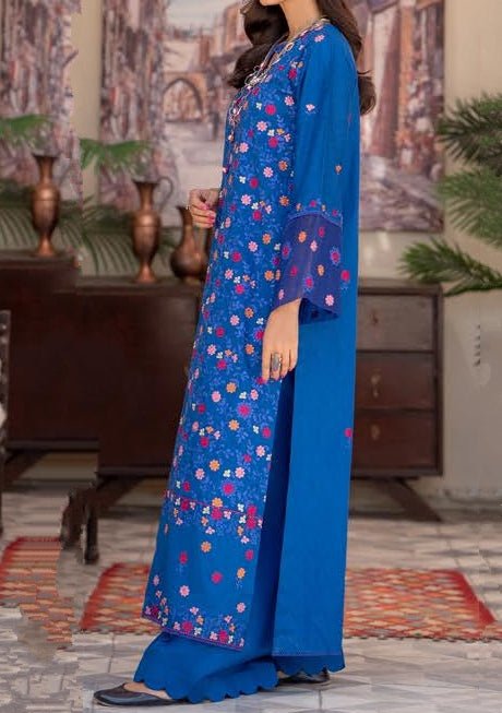 Gulljee Bella Ready Made Embroidered Lawn Dress - db25637