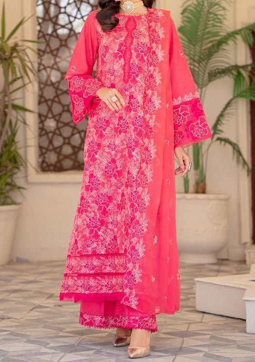 Gulljee Bella Ready Made Embroidered Lawn Dress - db25633