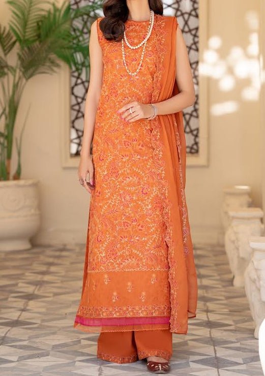 Gulljee Bella Ready Made Embroidered Lawn Dress - db25638