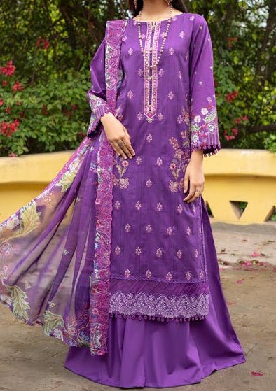 Gulljee Mishaal Ready Made Embroidered Lawn Dress - db24683