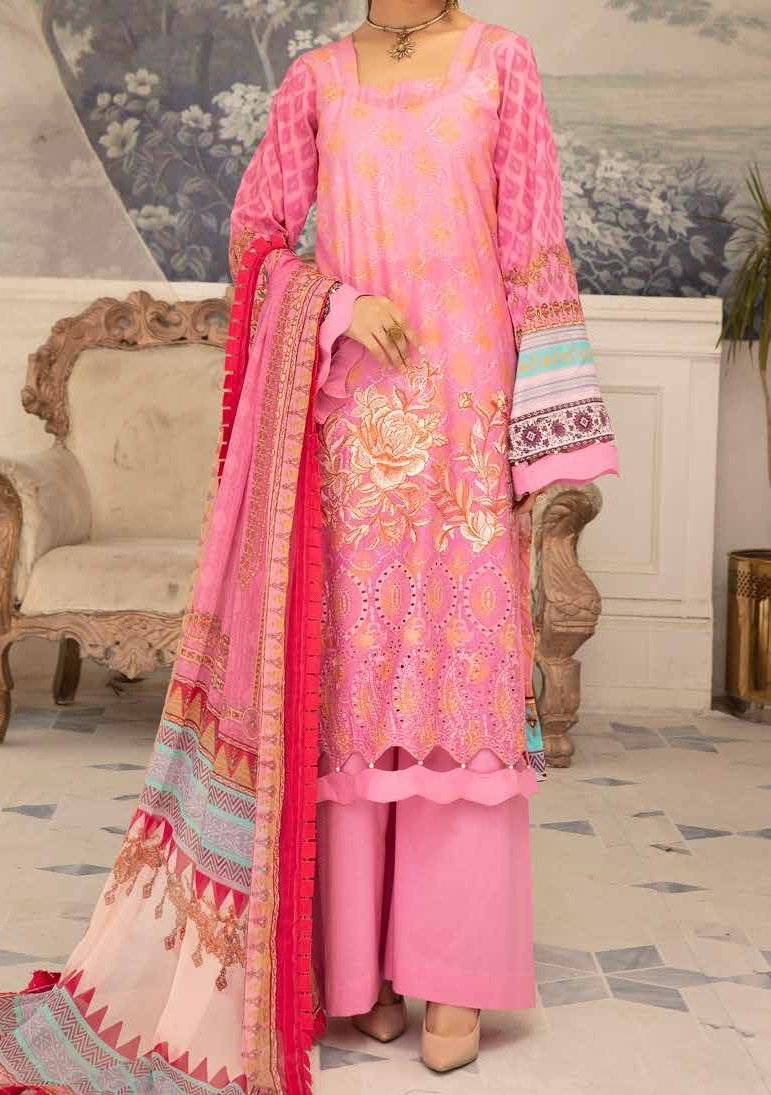 Hoor Riaz Arts Embroidered Pakistani Lawn Dress: Deshi Besh.