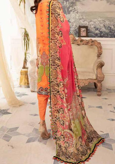 Hoor Riaz Arts Embroidered Pakistani Lawn Dress: Deshi Besh.