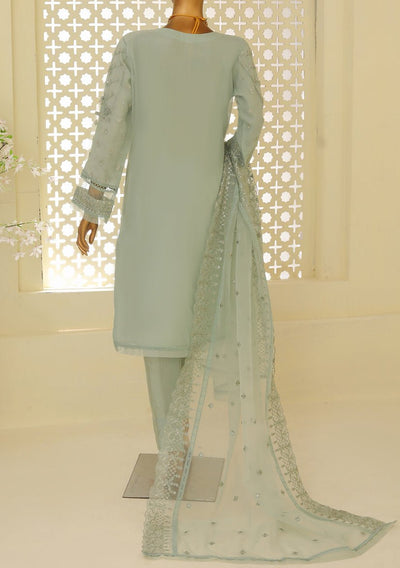 HZ Ready Made Embroidered Organza Formal Dress - db24514