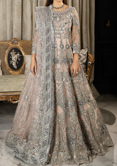 Imrozia Azah Pakistani Luxury Net Anarkali - db24446