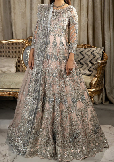 Imrozia Azah Pakistani Luxury Net Anarkali - db24446