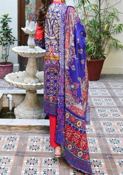 Leeds Dastoor Pakistani Embroidered Lawn - db22494