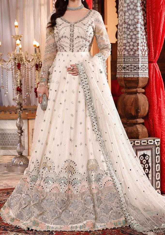 Maria.B Mbroidered Pakistani Anarkali Suit - db23362