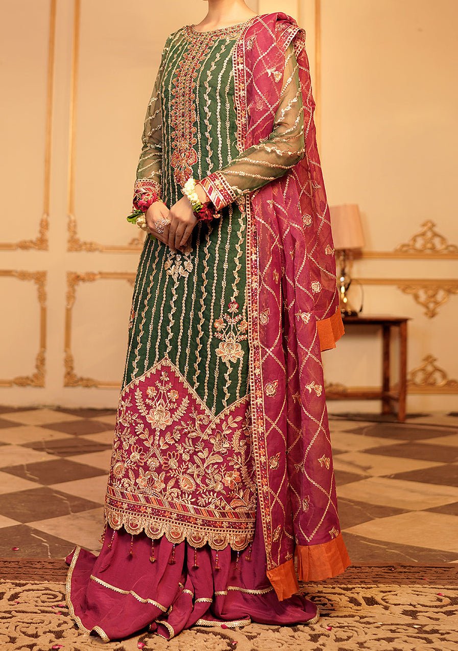 Maryam's Lemilsa Pakistani Luxury Organza Dress - db23302