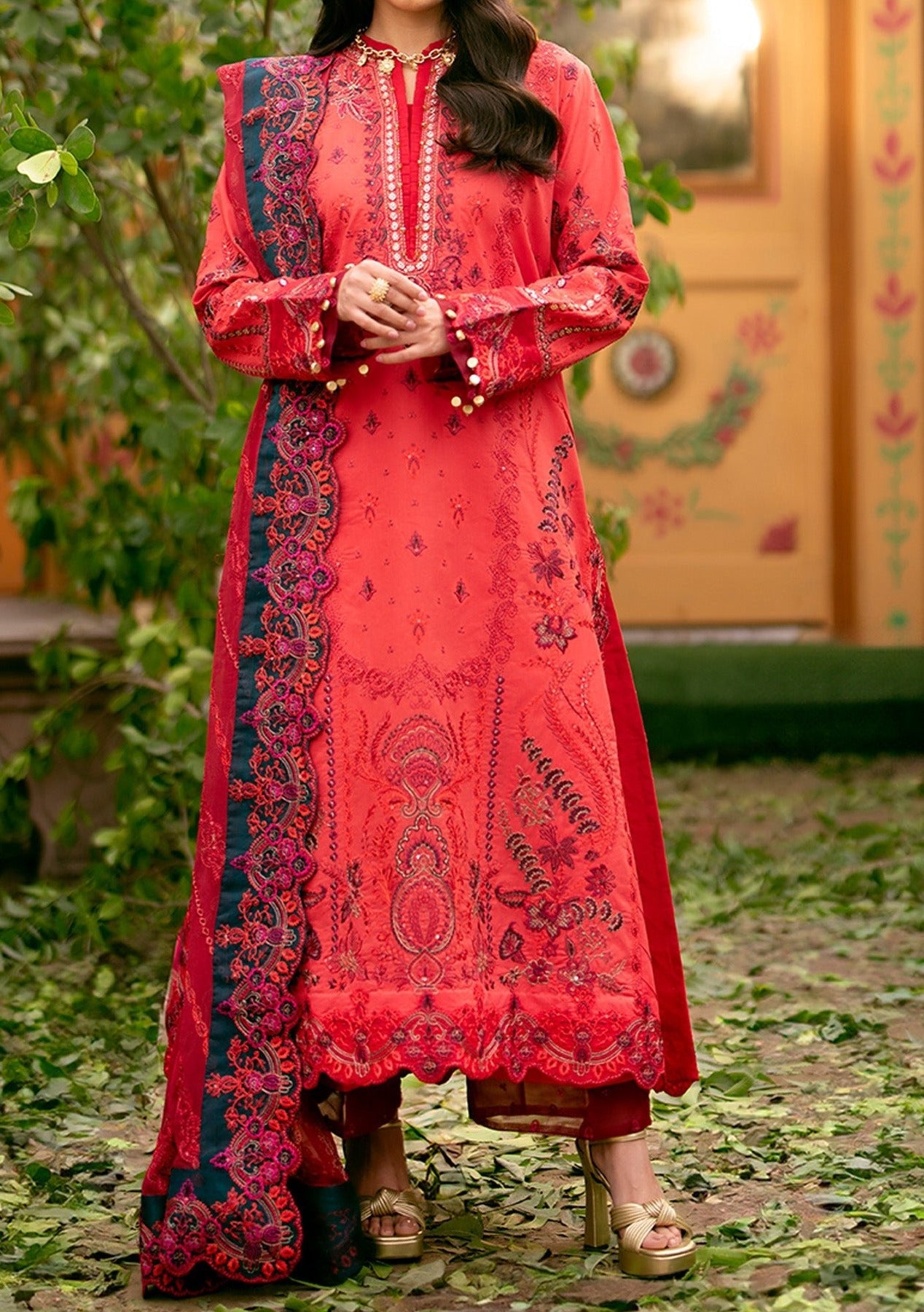 Maryum N Maria Aliana Pakistani Luxury Lawn Dress - db25459