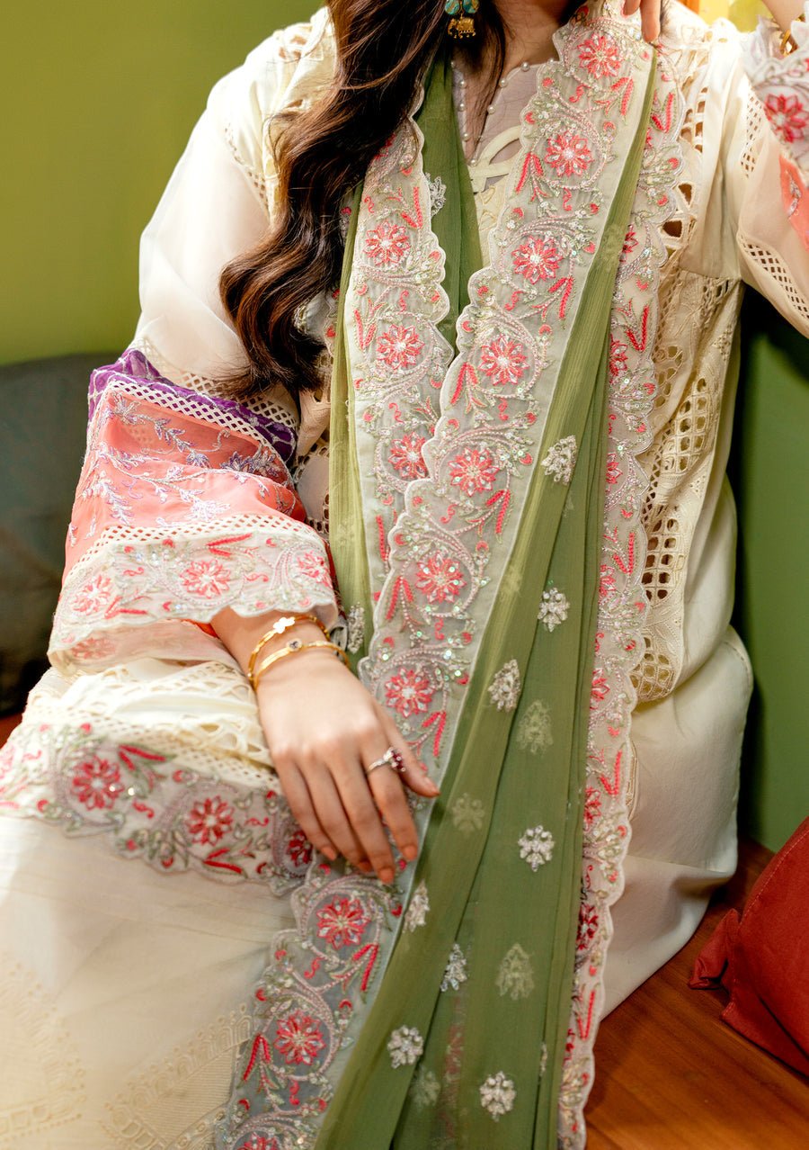 Maryum N Maria Dina Pakistani Luxury Lawn Dress - db25464