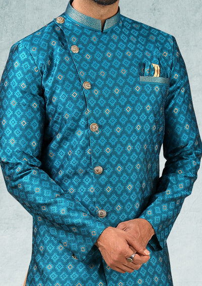 Men's Indo Western Party Wear Sherwani Suit - db20661