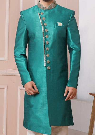 Men's Indo Western Party Wear Sherwani Suit - db20402