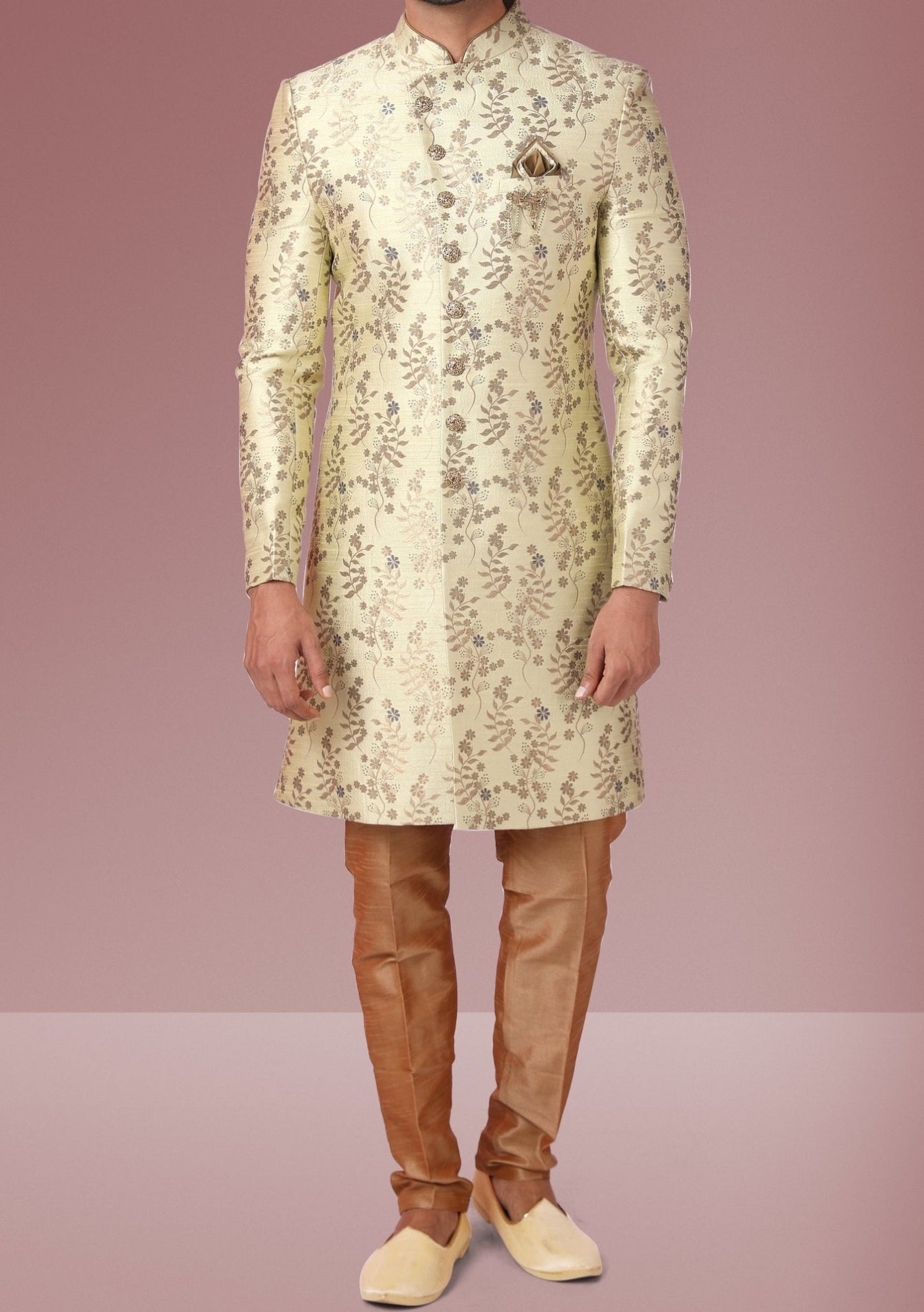 Men's Indo Western Party Wear Sherwani Suit - db18074