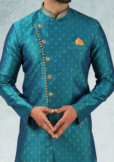 Men's Indo Western Party Wear Sherwani Suit - db20673