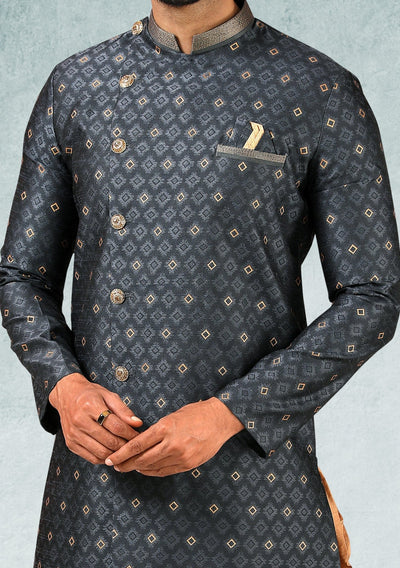 Men's Indo Western Party Wear Sherwani Suit - db20662