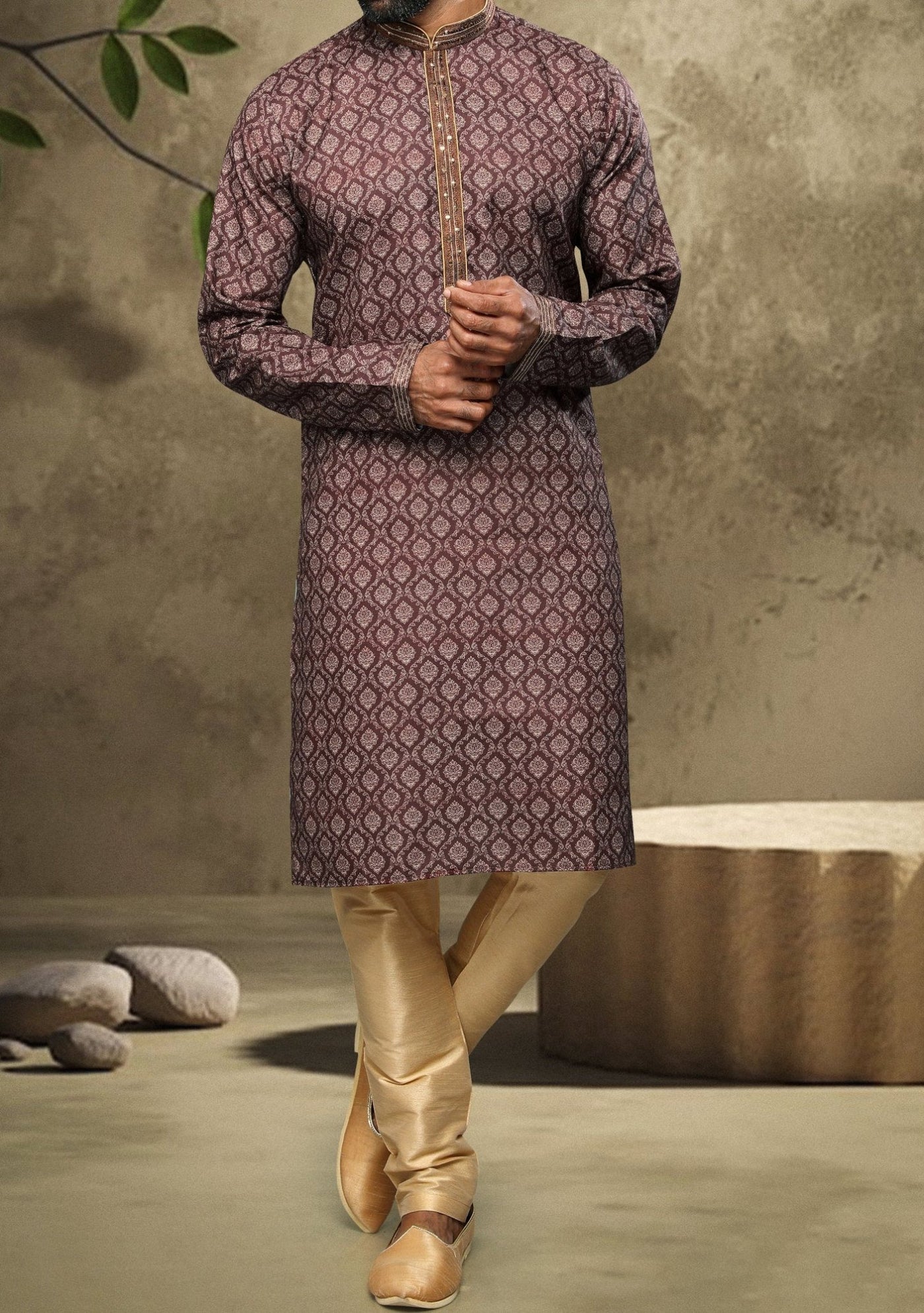 Men's Traditional Party Wear Kurta Pajama - db20129