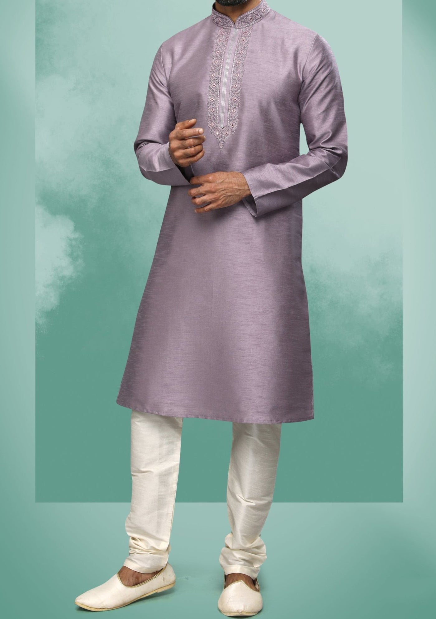 Men's Traditional Party Wear Kurta Pajama - db20610