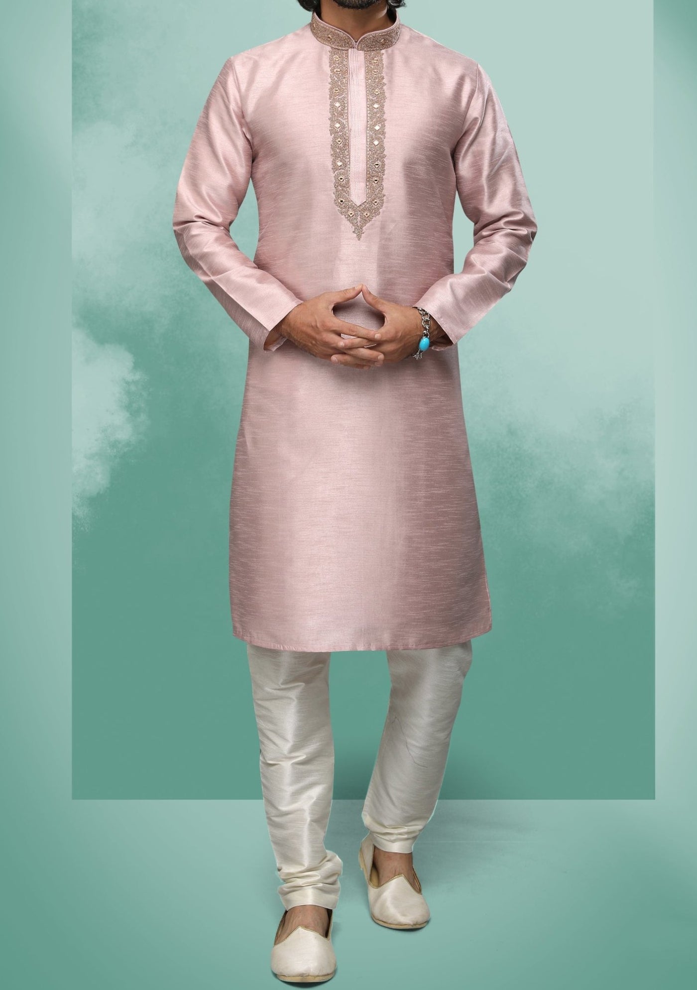 Men's Traditional Party Wear Kurta Pajama - db20608