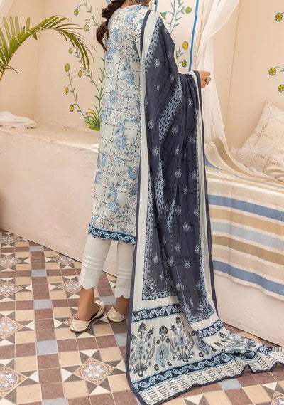 Nur Printed Embroidered Pakistani Lawn Dress - db19204