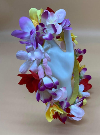 Occasional Artificial Floral Head Leis - dba102