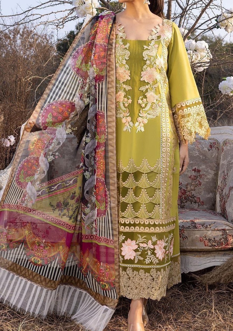 Pakistani Embroidered Master Copy Lawn Dress - db22895
