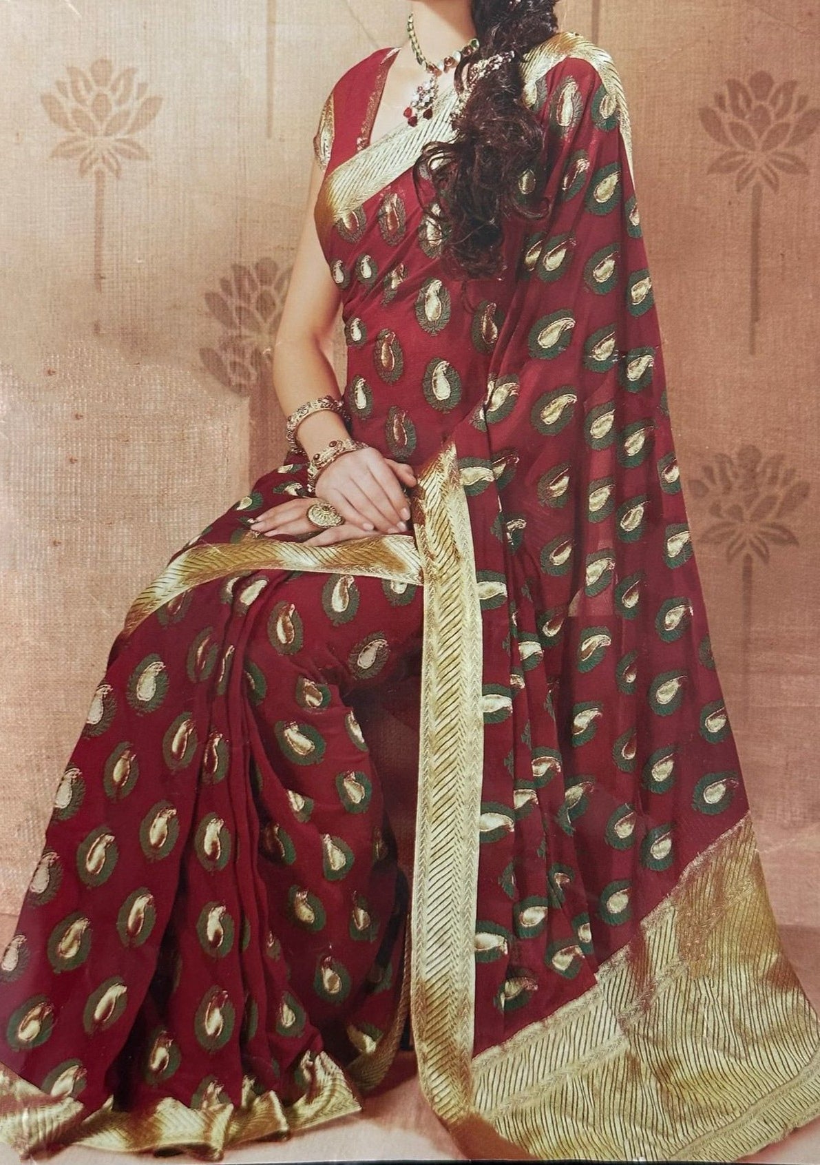 Rajguru Woven Georgette Saree - db21766