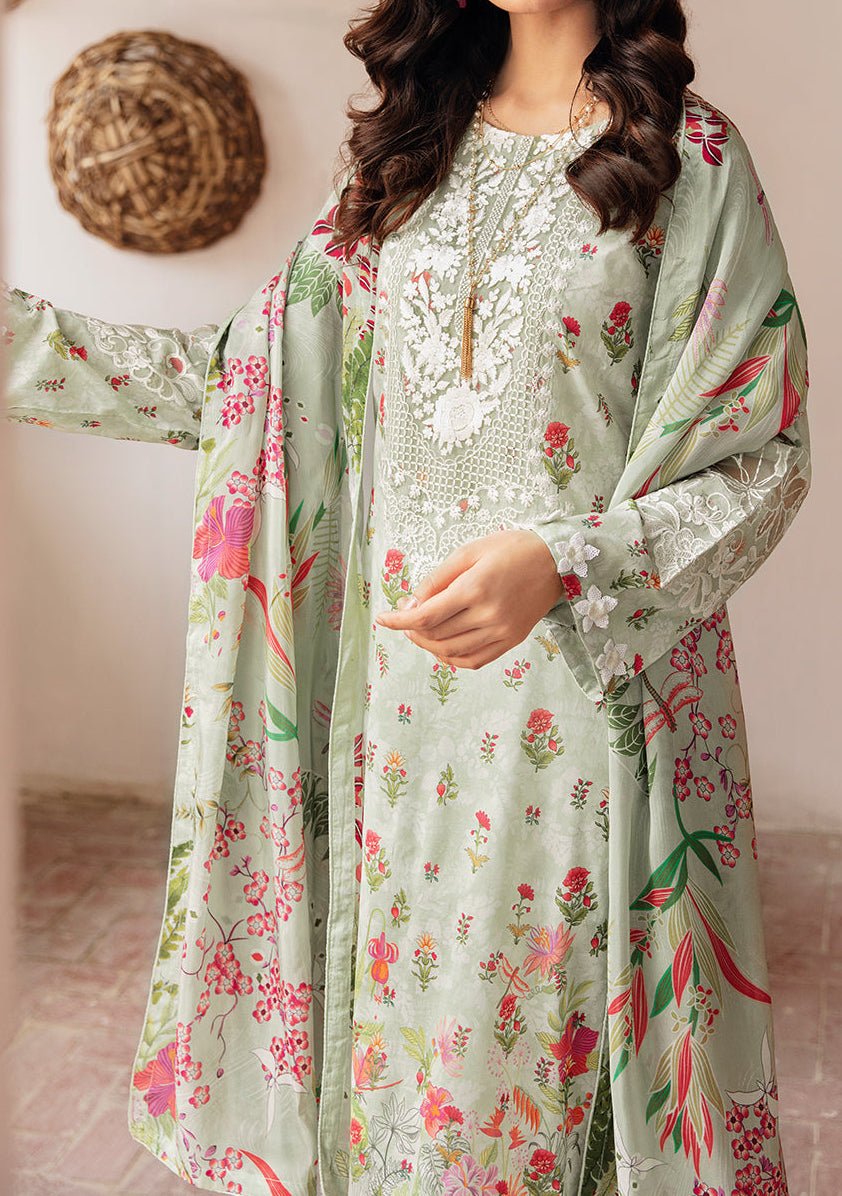 Ramsha Rangrez Embroidered Printed Lawn Dress - db25167