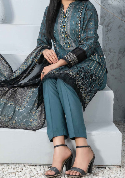 Tawakkal Cloite Embroidered Printed Lawn Dress - db25584