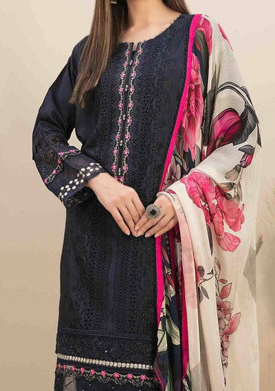 Tawakkal Feeha Heavy Embroidered Viscose Dress - db24897