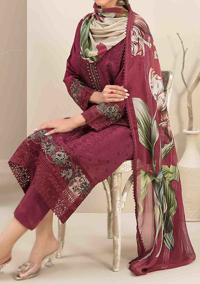 Tawakkal Feeha Heavy Embroidered Viscose Dress - db24899