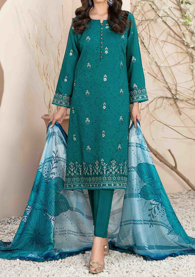 Tawakkal Ruba Heavy Embroidered Viscose Dress - db24986