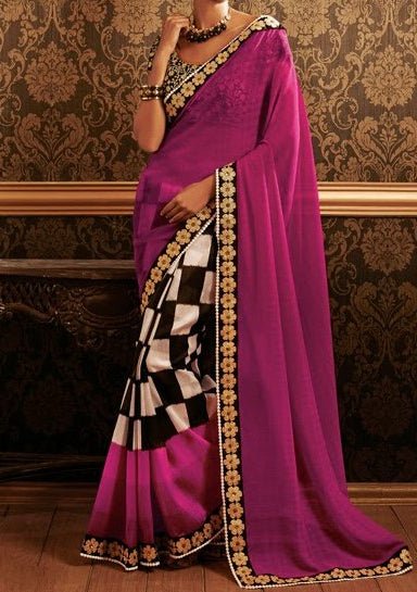 Vanya Designer Embroidered Georgette Saree - db20901