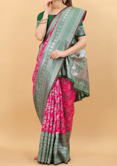 Varni Designer Roshni Jacquard Banarasi Silk Saree - db19936