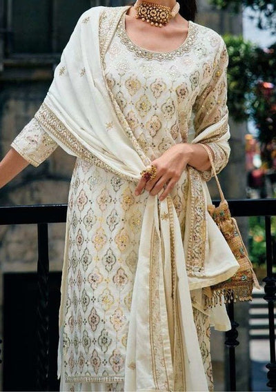 Zaveri Majestic Party Wear Palazzo Suit - db23586